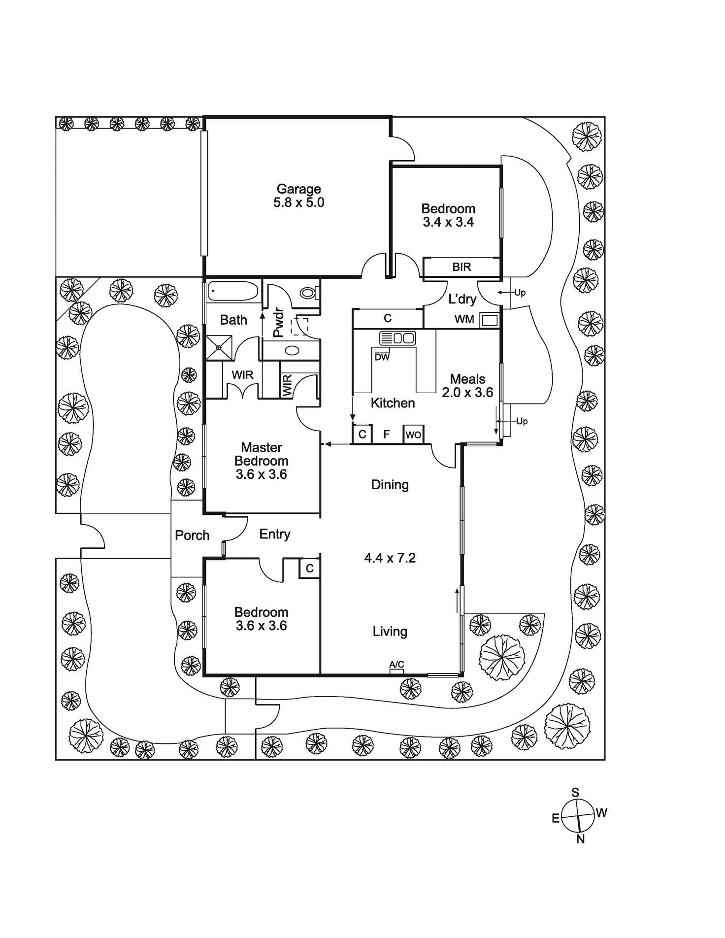 Floorplan of Homely house listing, 2/78 Crisp St, Hampton VIC 3188