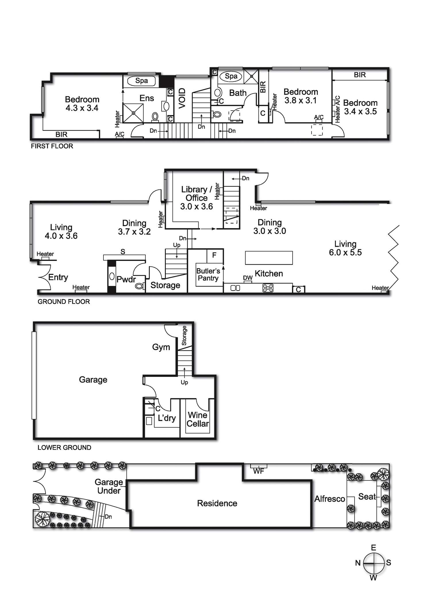 Floorplan of Homely house listing, 124A Dendy Street, Brighton VIC 3186