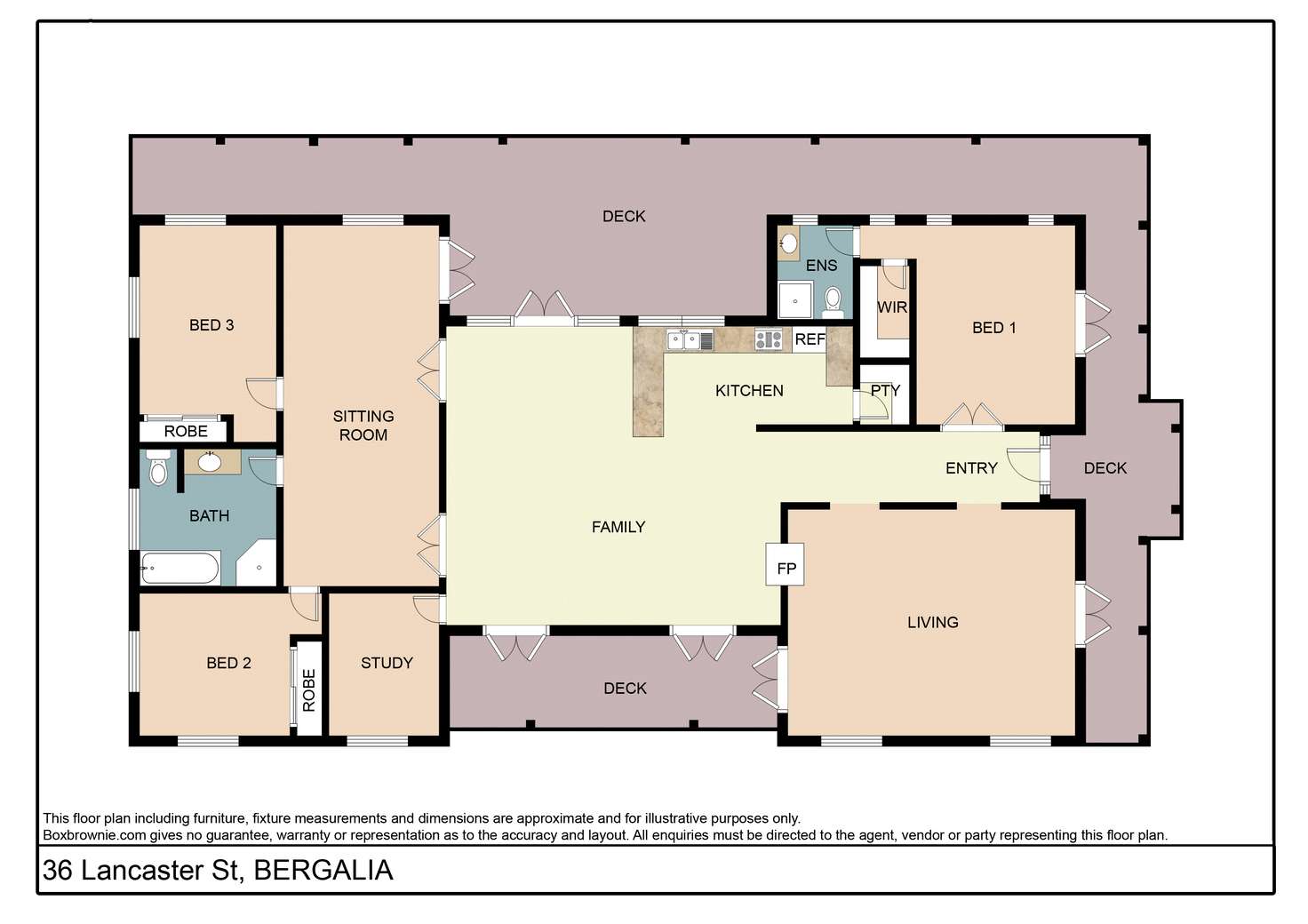 Floorplan of Homely house listing, 36 Lancaster St, Bergalia NSW 2537