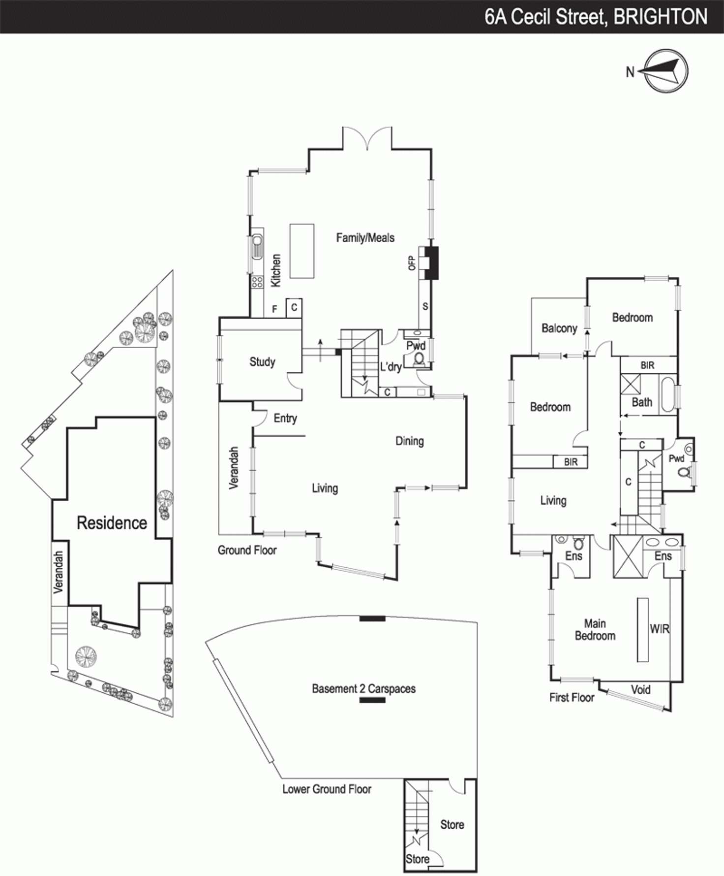 Floorplan of Homely house listing, 6a Cecil Street, Brighton East VIC 3187