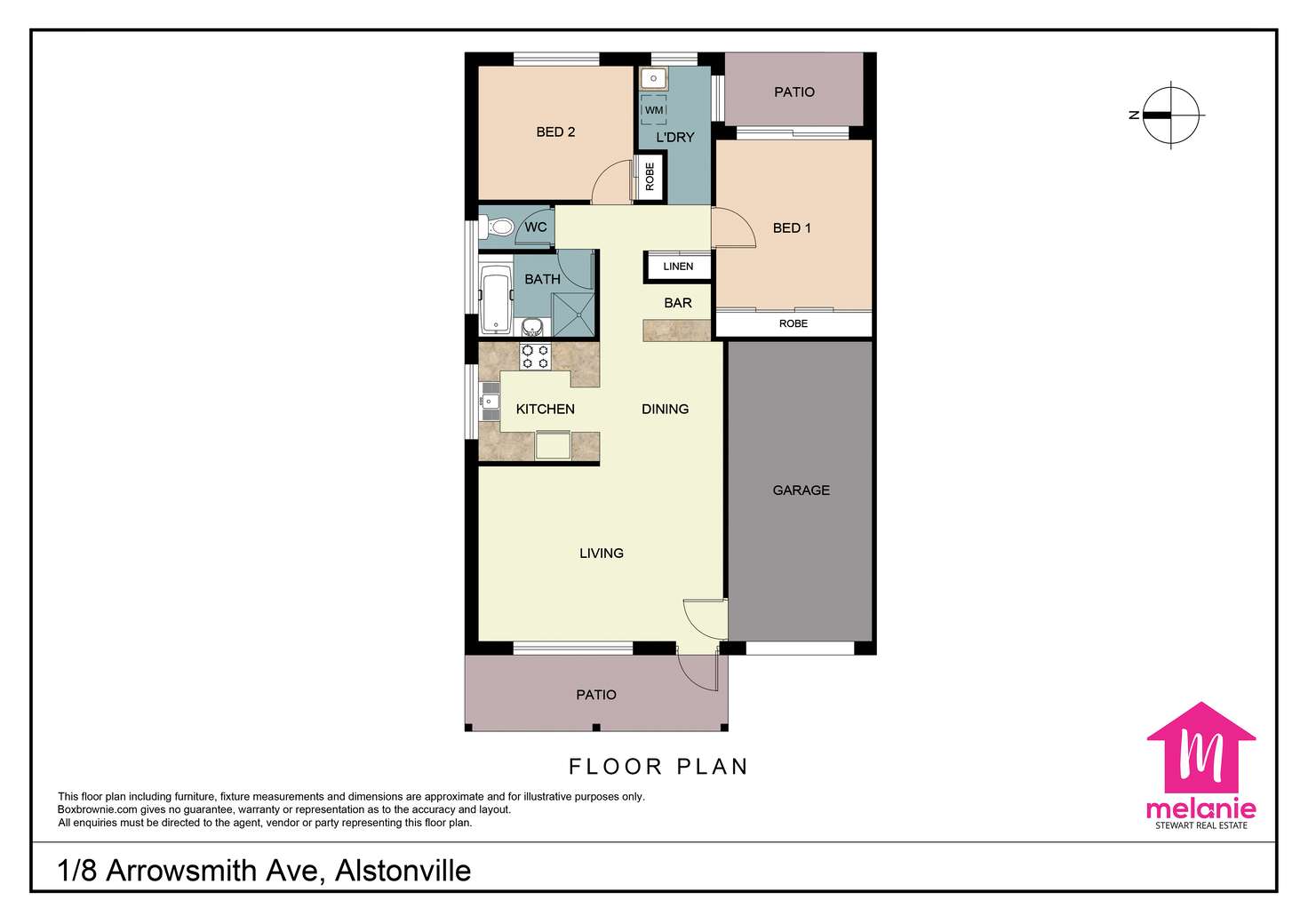 Floorplan of Homely house listing, 1/8 Arrowsmith Ave, Alstonville NSW 2477