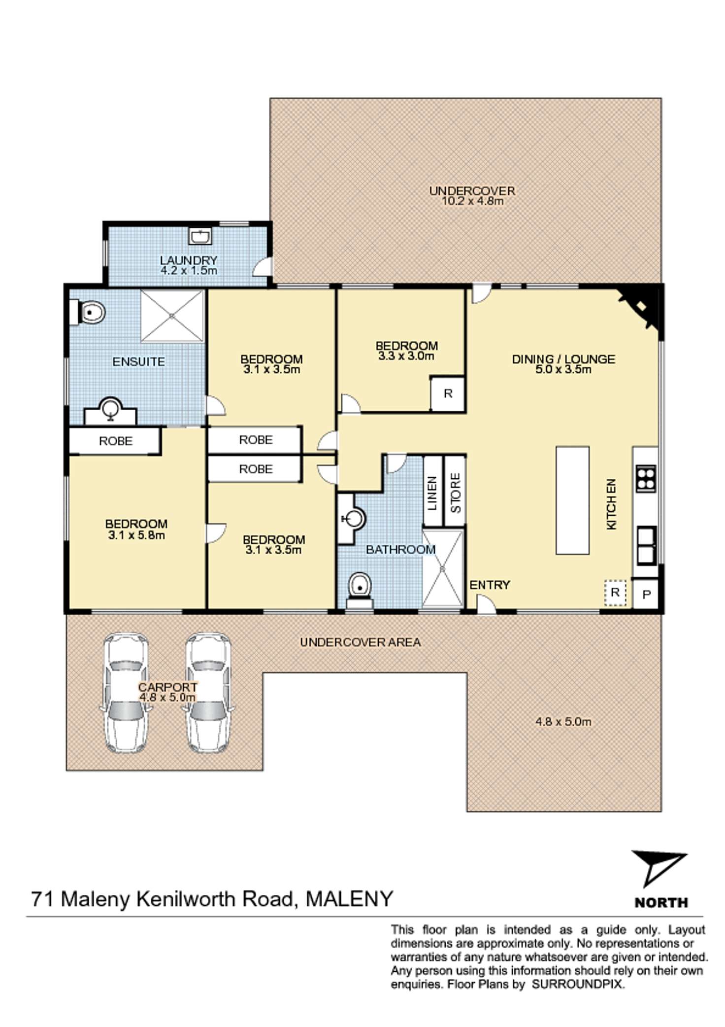 Floorplan of Homely house listing, 71 Maleny-Kenilworth Rd, Maleny QLD 4552