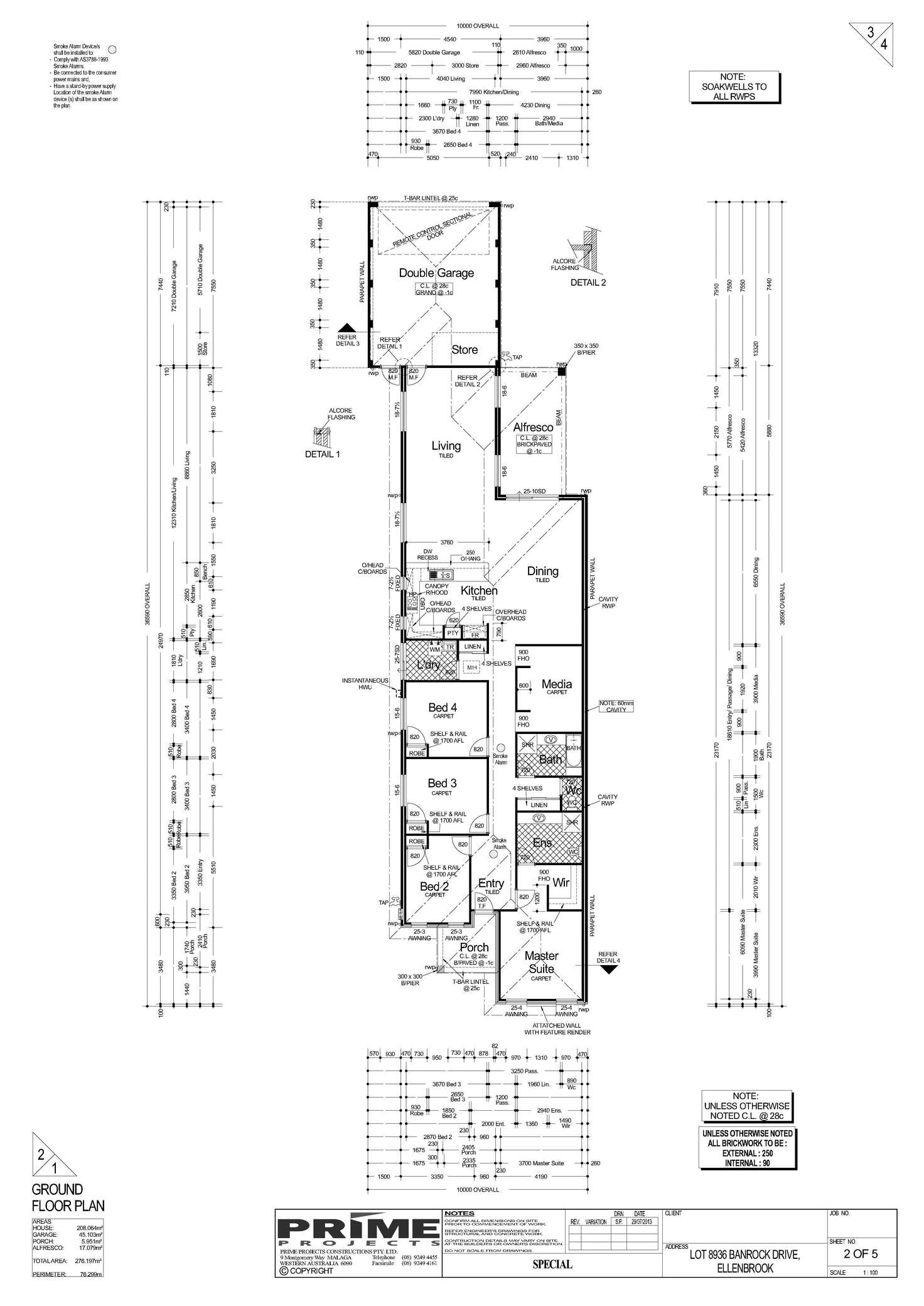 Floorplan of Homely house listing, 295 Banrock Drive, Ellenbrook WA 6069