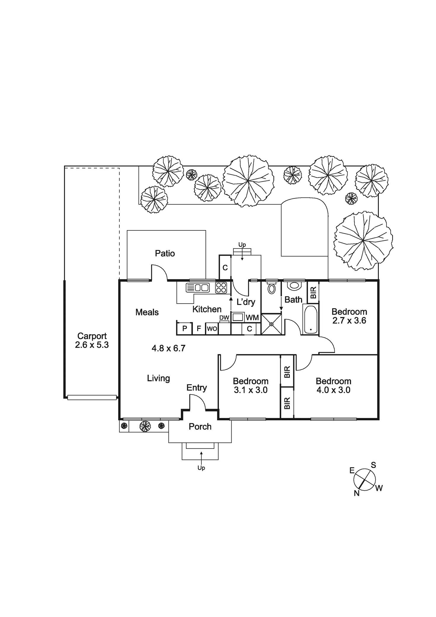 Floorplan of Homely unit listing, Unit 4/49-55 Wilson St, Brighton VIC 3186
