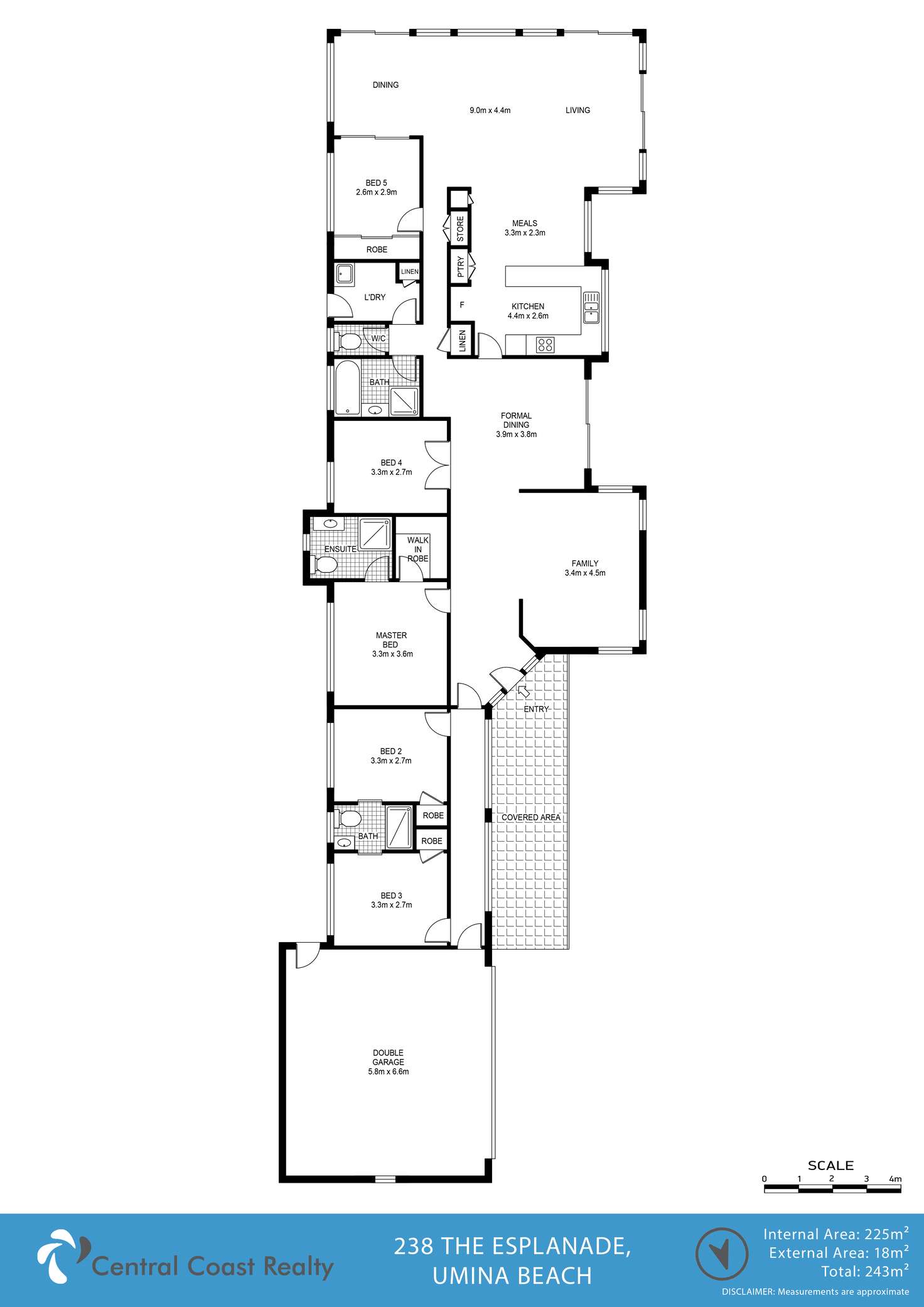 Floorplan of Homely house listing, 238 The Esplanade, Umina Beach NSW 2257