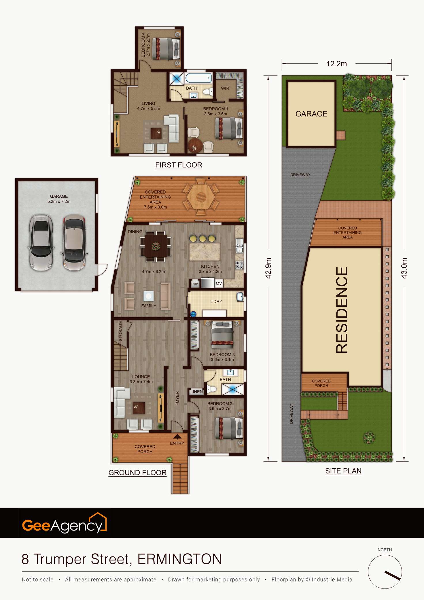 Floorplan of Homely house listing, 8 Trumper St, Ermington NSW 2115