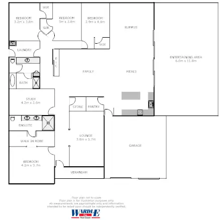 Floorplan of Homely house listing, 84 Talbots Rd, Crystal Brook SA 5523