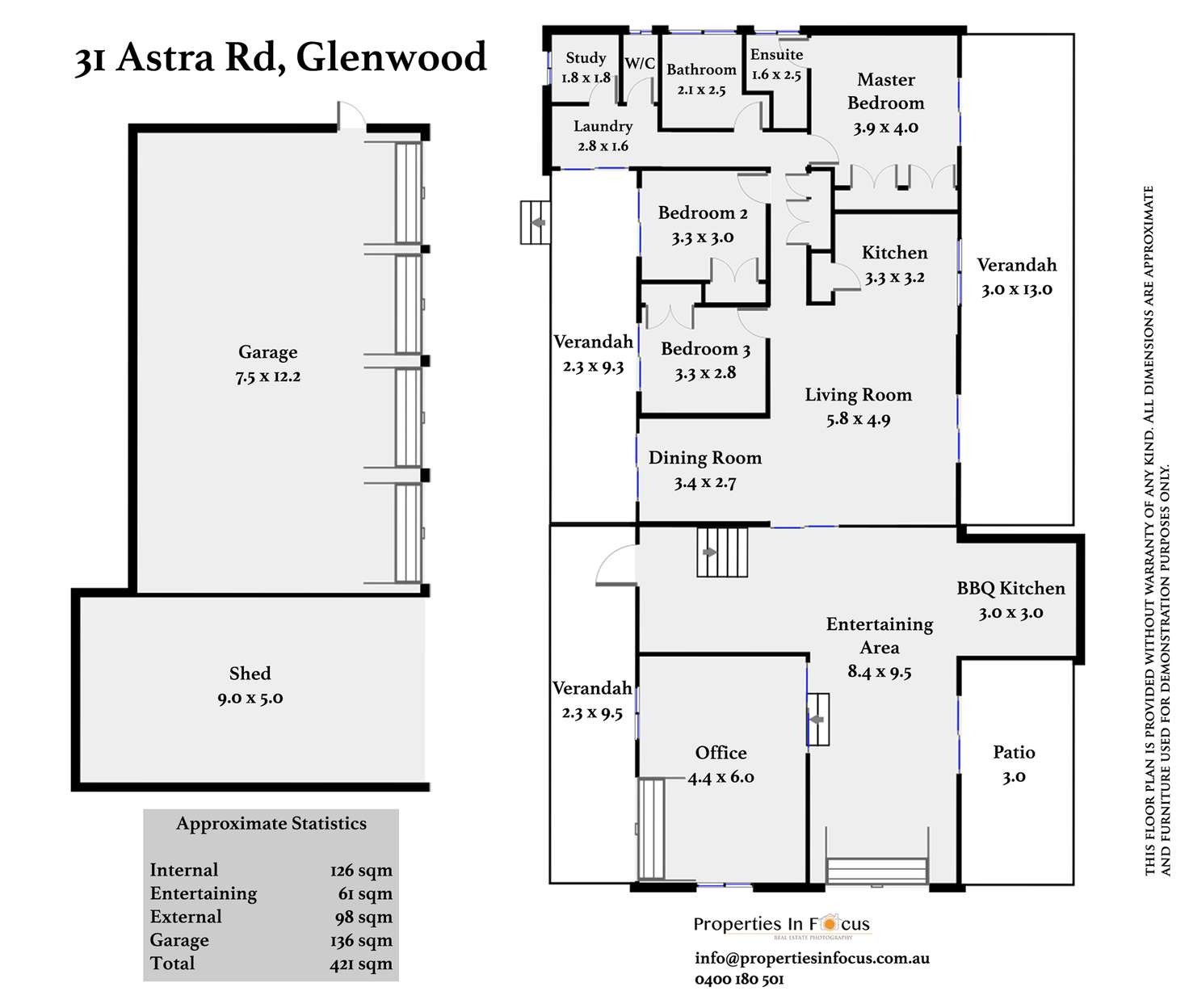 Floorplan of Homely house listing, 31 Astra Rd, Glenwood QLD 4570