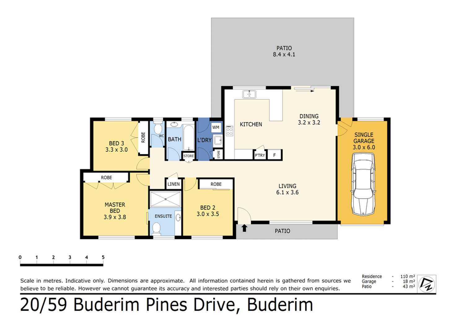 Floorplan of Homely unit listing, Unit 20/59 Buderim Pines Drive, Buderim QLD 4556