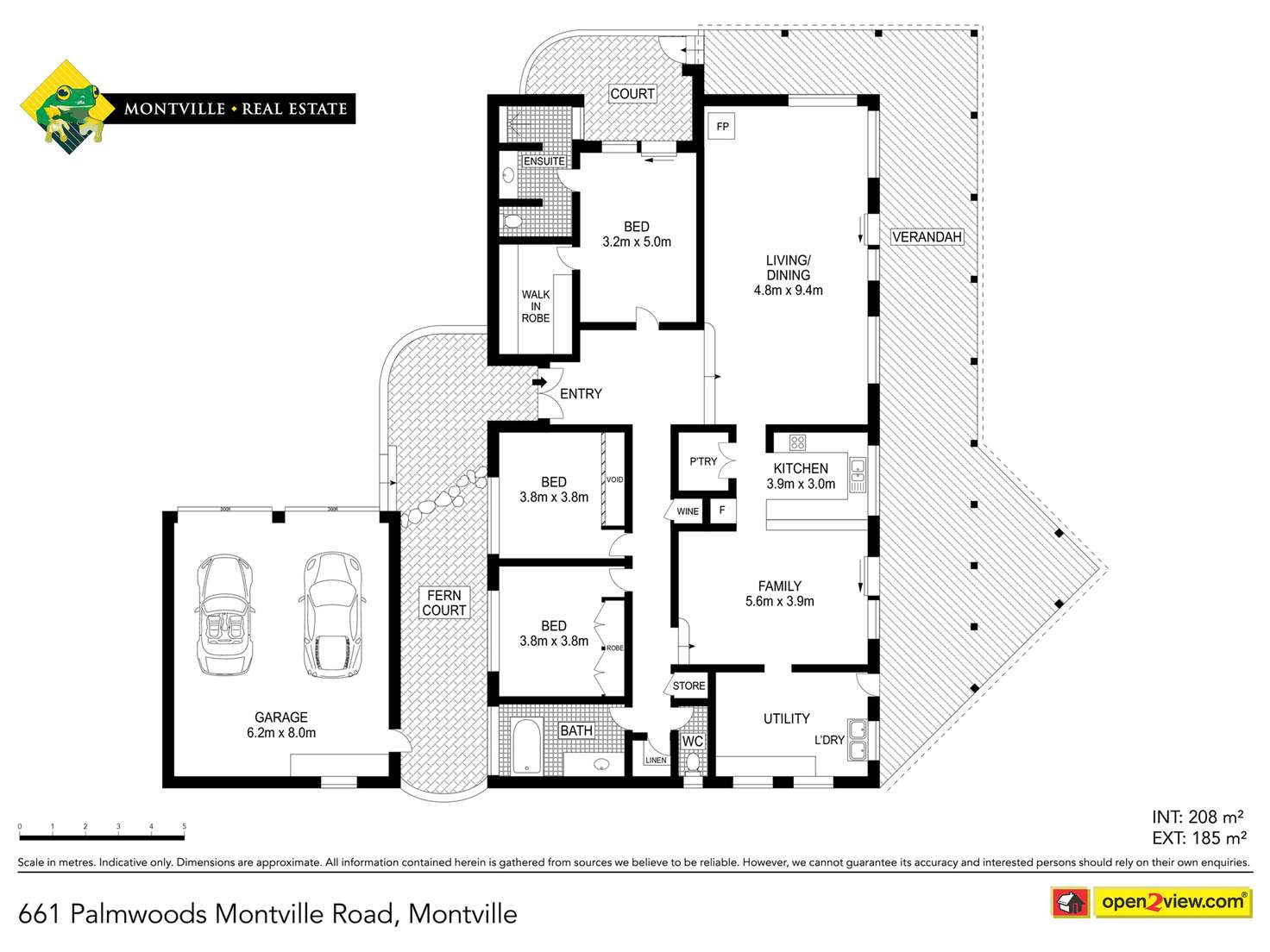 Floorplan of Homely house listing, 661 Palmwoods-montville Rd, Montville QLD 4560