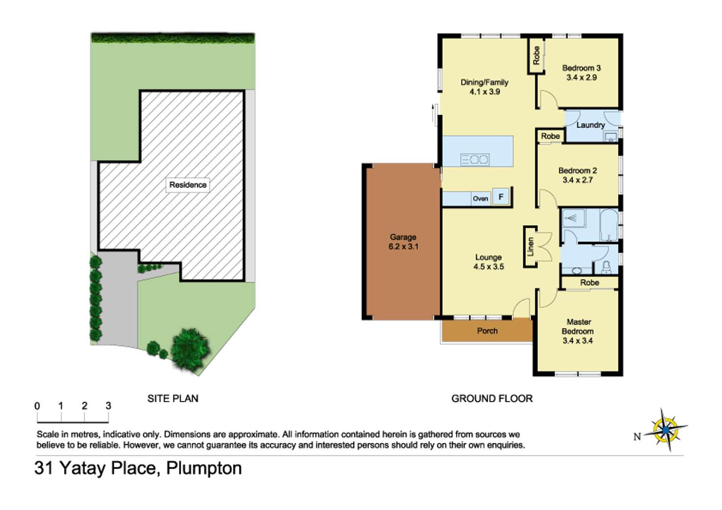 Floorplan of Homely house listing, 31 Yatay Pl, Plumpton NSW 2761
