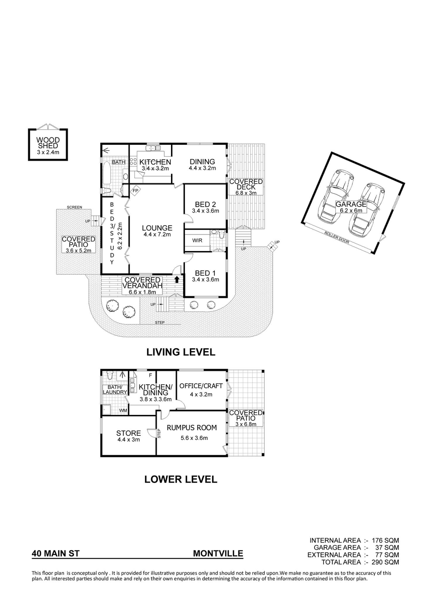 Floorplan of Homely house listing, 40 Main St, Montville QLD 4560