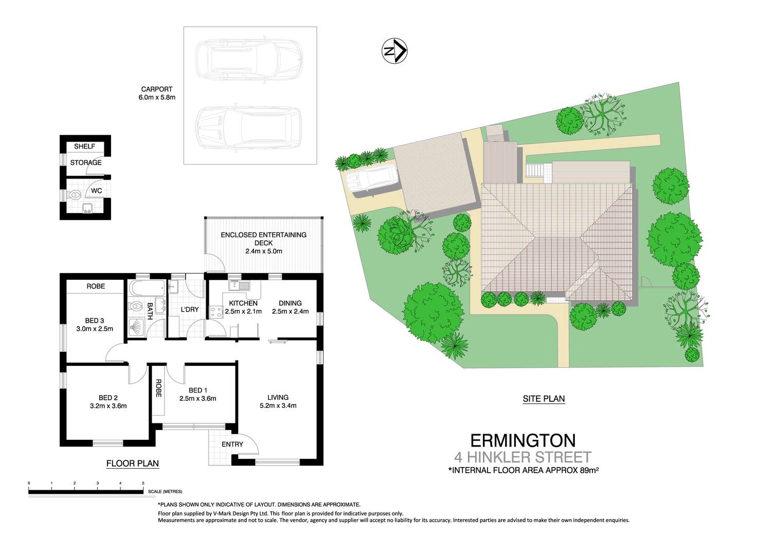 Floorplan of Homely house listing, 4 Hinkler St, Ermington NSW 2115