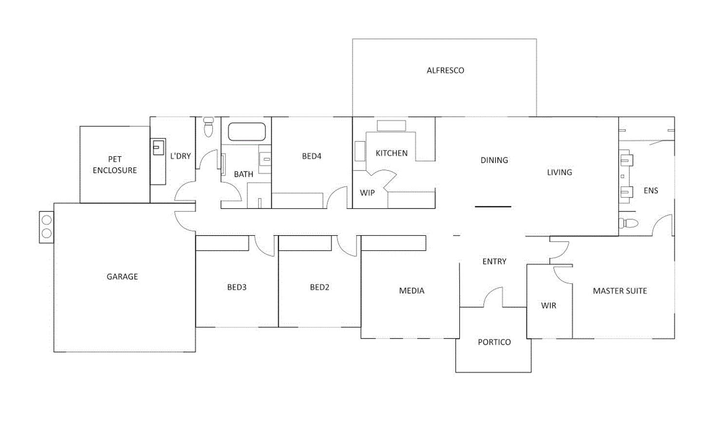 Floorplan of Homely house listing, 168-170 Glover Circuit, New Beith QLD 4124