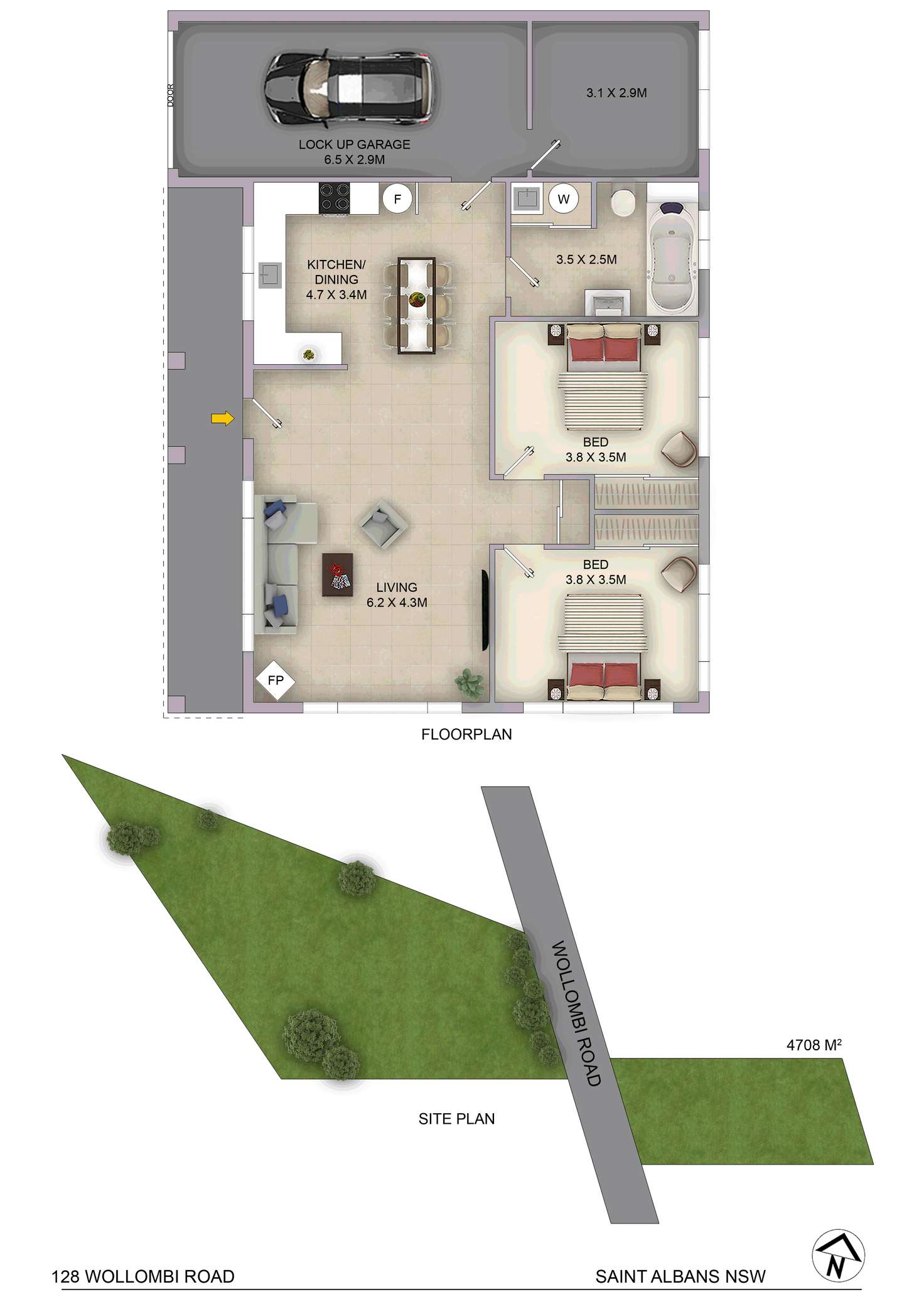 Floorplan of Homely house listing, 128 Wollombi Rd, St Albans NSW 2775