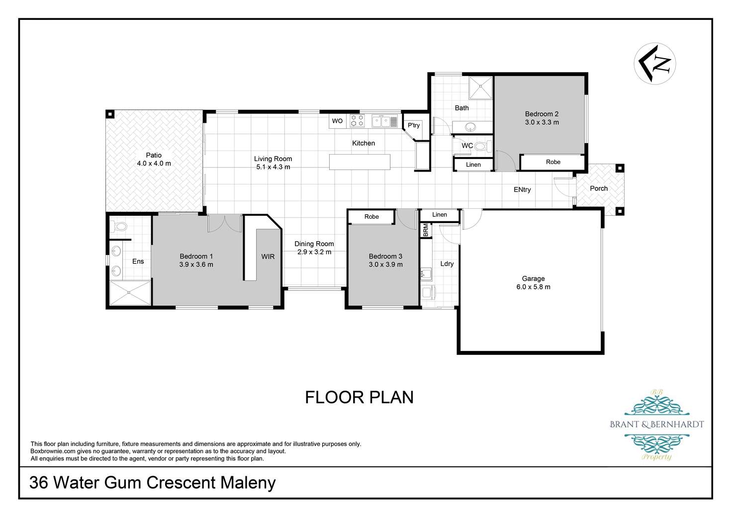 Floorplan of Homely house listing, 36 Water Gum Cres, Maleny QLD 4552