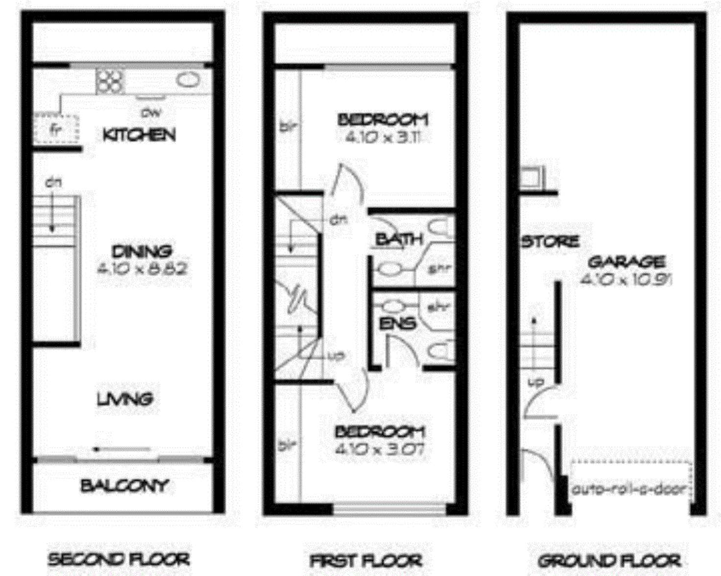 Floorplan of Homely townhouse listing, 10A Bubb Lane, Adelaide SA 5000