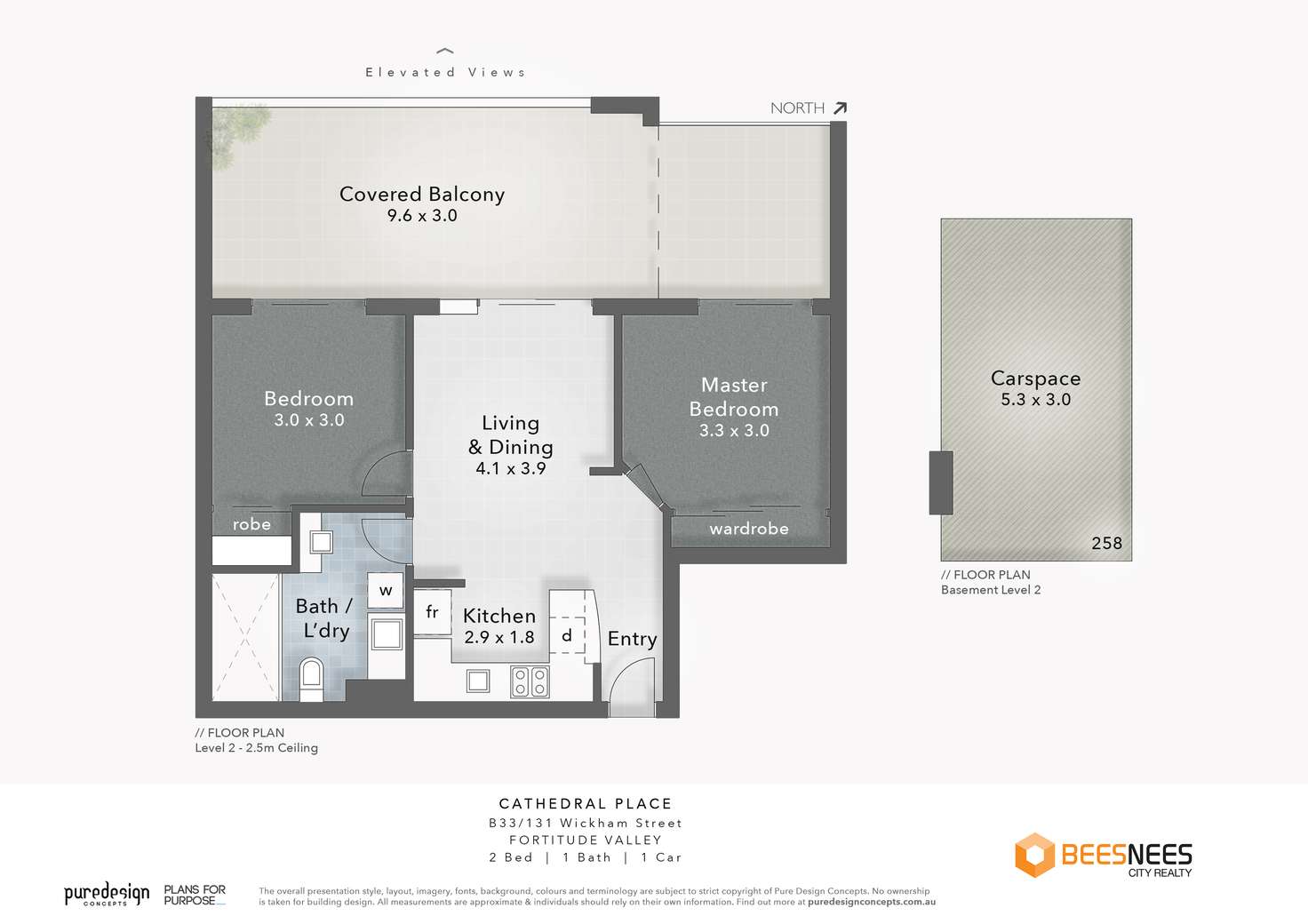 Floorplan of Homely apartment listing, 33/131 Wickham Street, Fortitude Valley QLD 4006