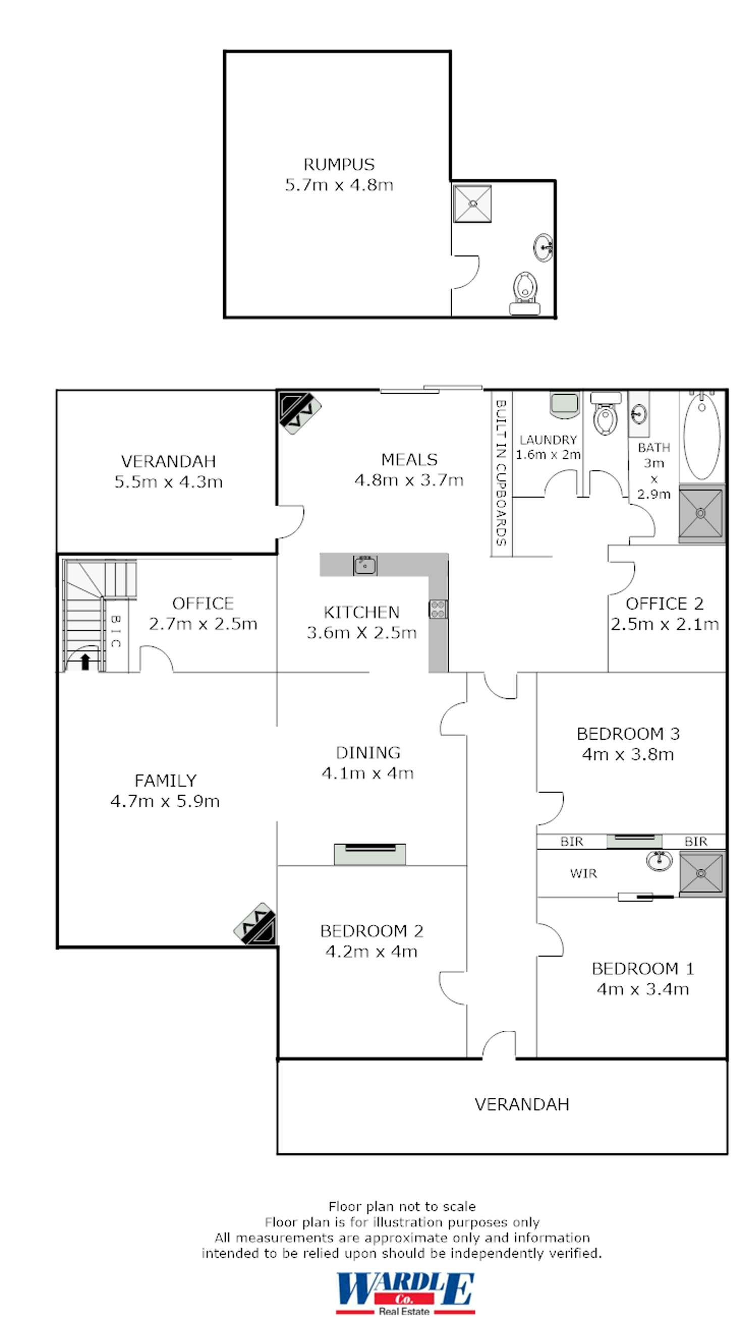 Floorplan of Homely house listing, 43 Stephens St, Booleroo Centre SA 5482