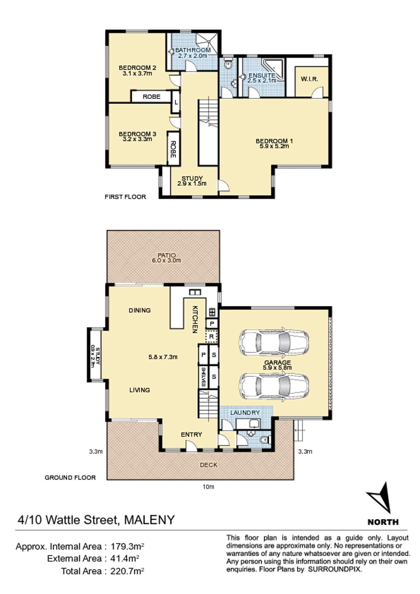 Floorplan of Homely unit listing, 4/10 Wattle St, Maleny QLD 4552