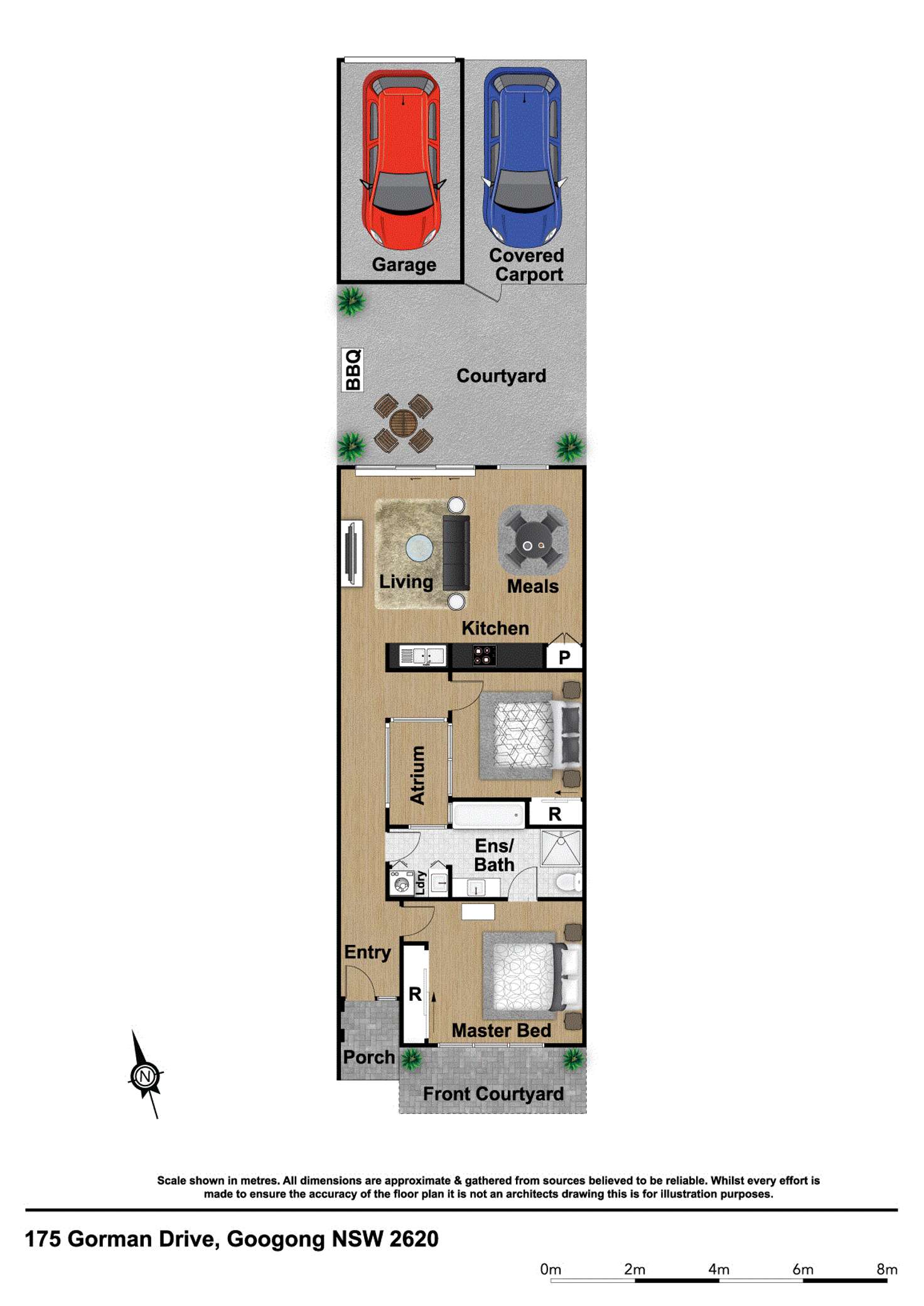 Floorplan of Homely townhouse listing, 175 Gorman Dr, Googong NSW 2620