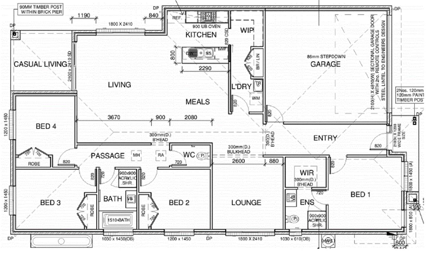 Floorplan of Homely house listing, 20 Argenta St, Mickleham VIC 3064