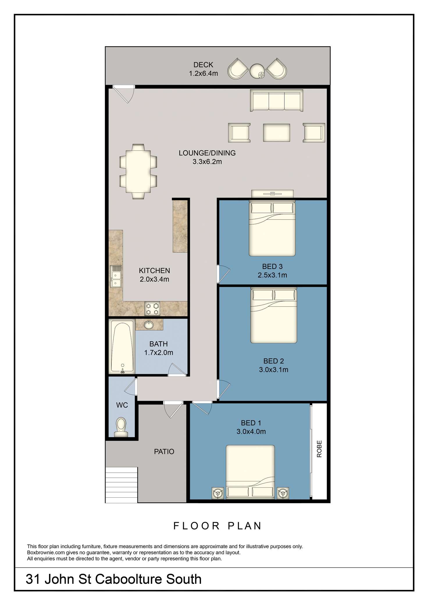 Floorplan of Homely house listing, 31 John St, Caboolture South QLD 4510