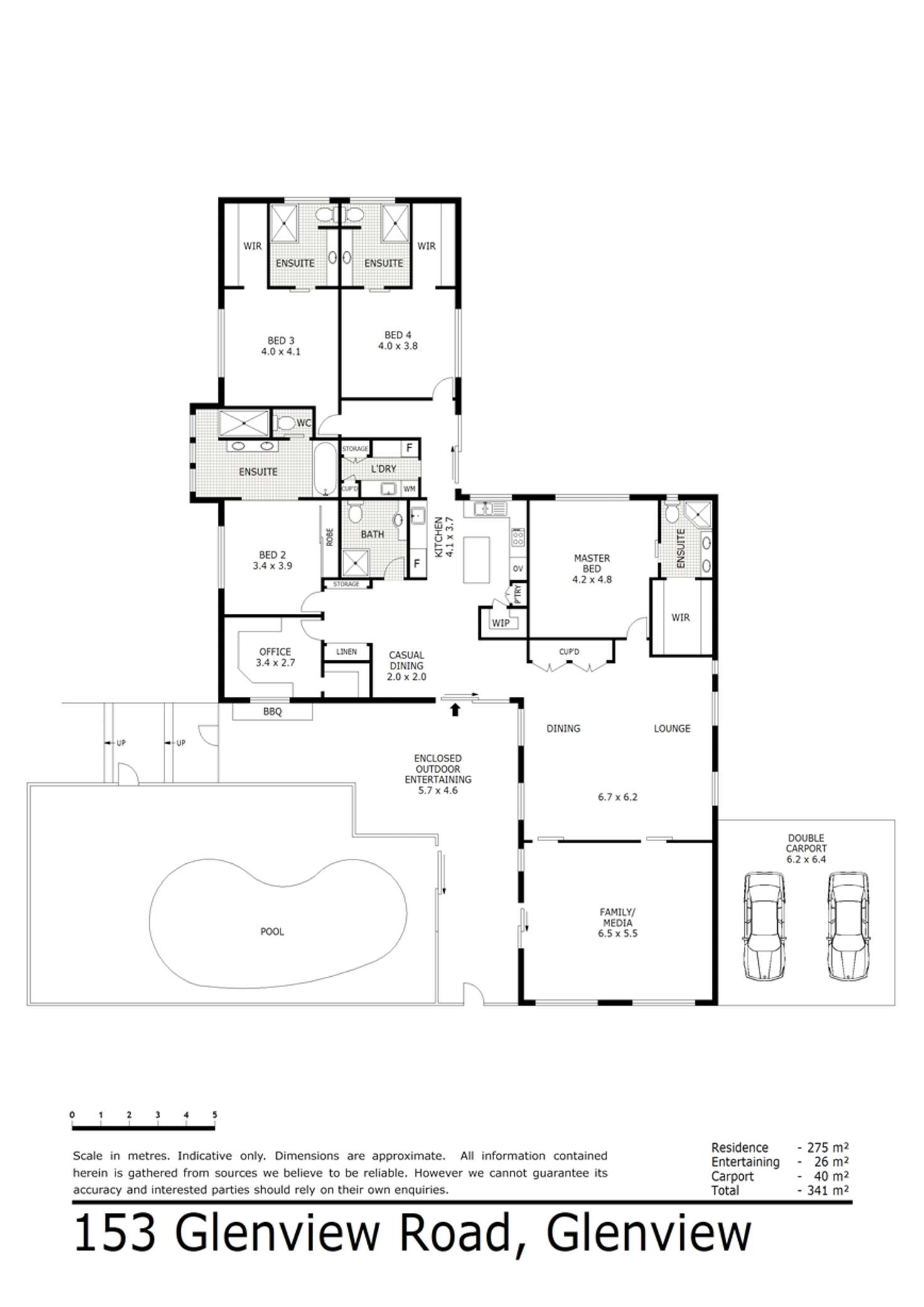 Floorplan of Homely acreageSemiRural listing, 153 Glenview Rd, Glenview QLD 4553