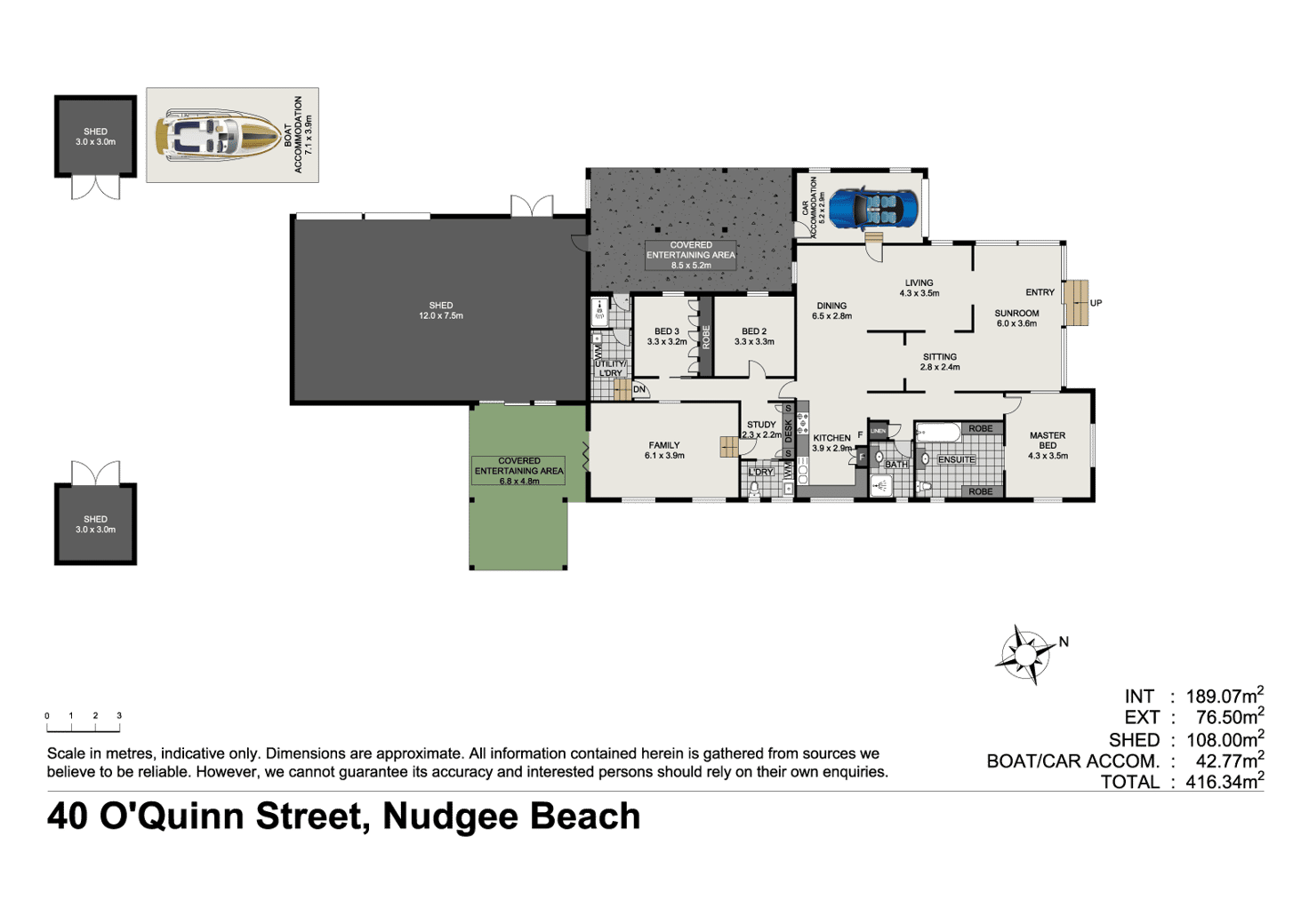 Floorplan of Homely house listing, 40 O'Quinn Street, Nudgee Beach QLD 4014