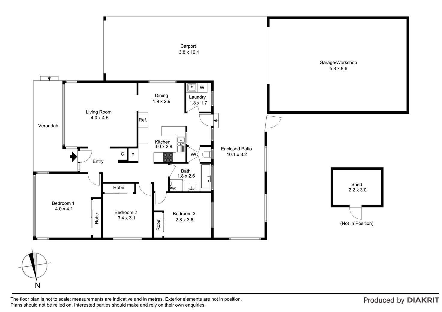 Floorplan of Homely house listing, 309 Milleara Road, Avondale Heights VIC 3034