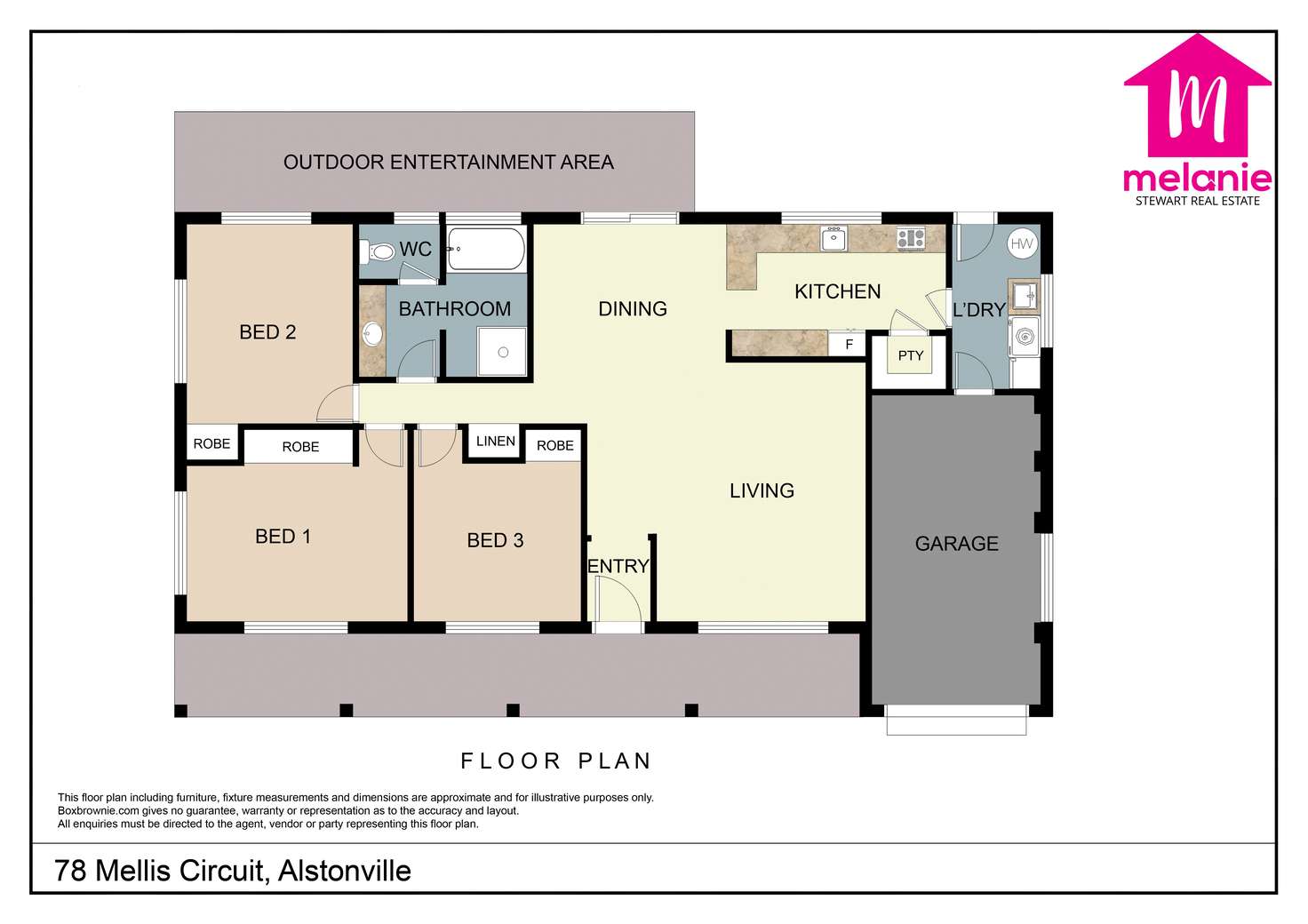 Floorplan of Homely house listing, 78 Mellis Cct, Alstonville NSW 2477