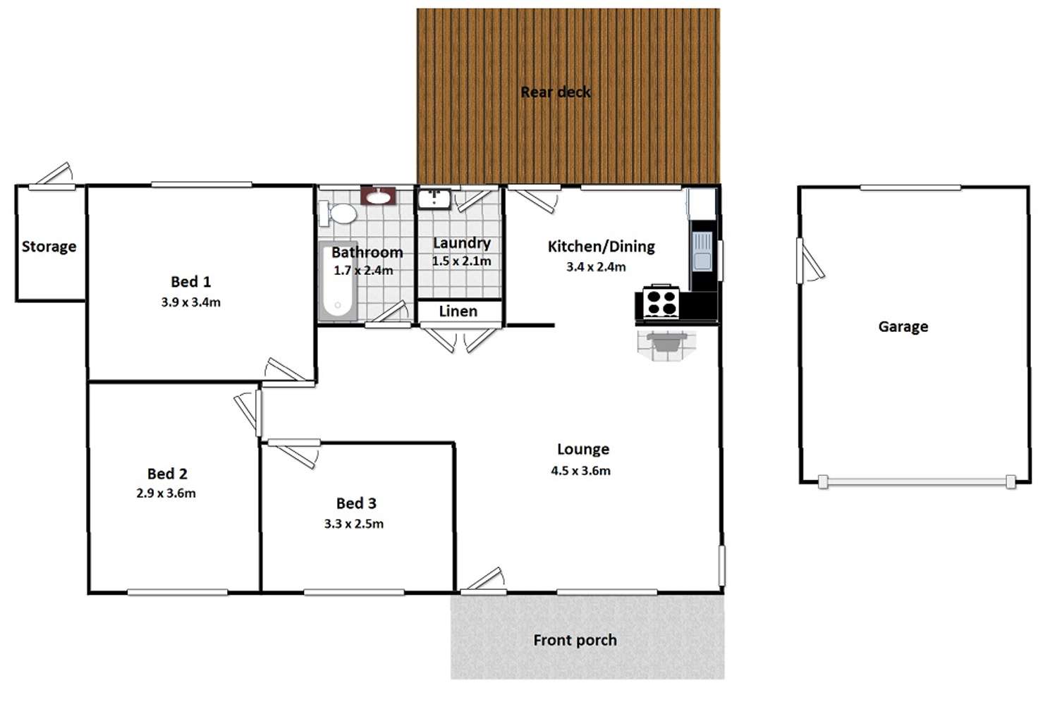 Floorplan of Homely house listing, 5 Great Western Highway, Leura NSW 2780