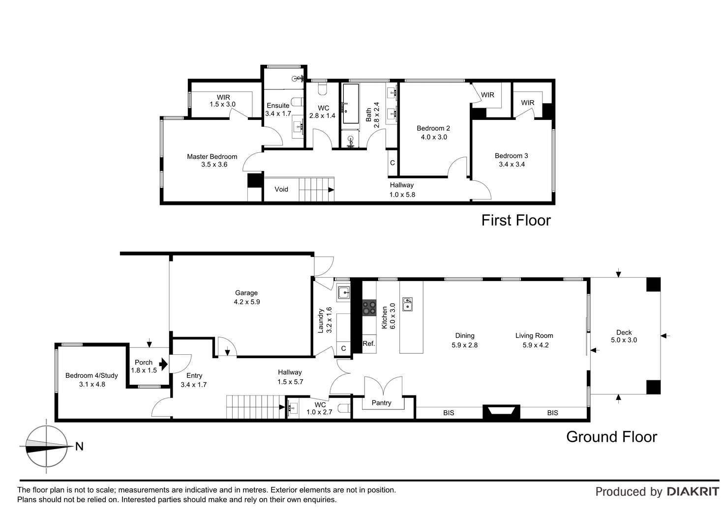 Floorplan of Homely townhouse listing, 4A Medfield Avenue, Avondale Heights VIC 3034