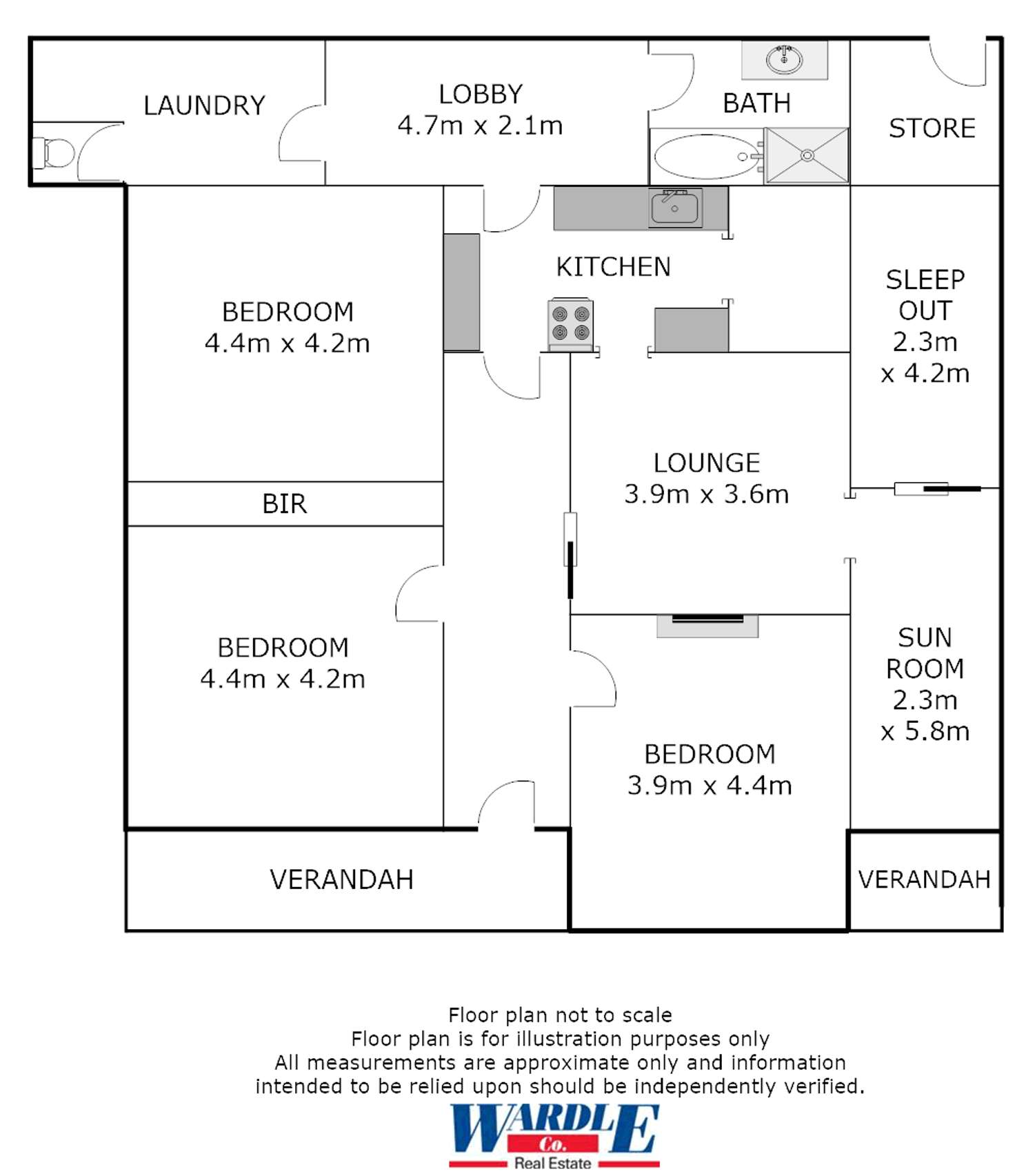 Floorplan of Homely house listing, 37 Sixth St, Orroroo SA 5431