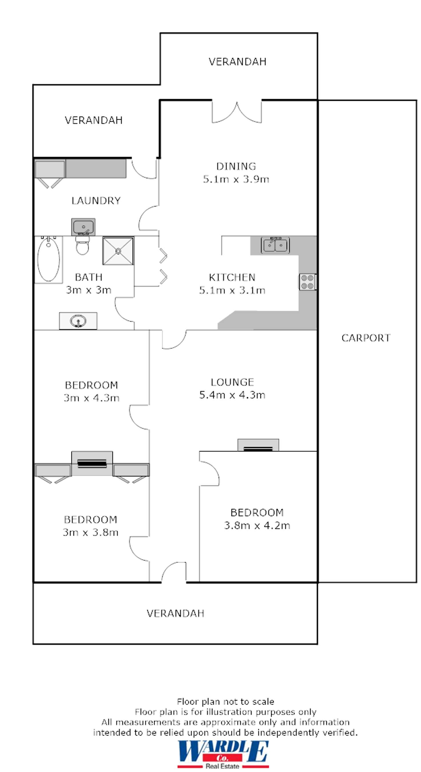 Floorplan of Homely house listing, 34 Fifth St, Gladstone SA 5473