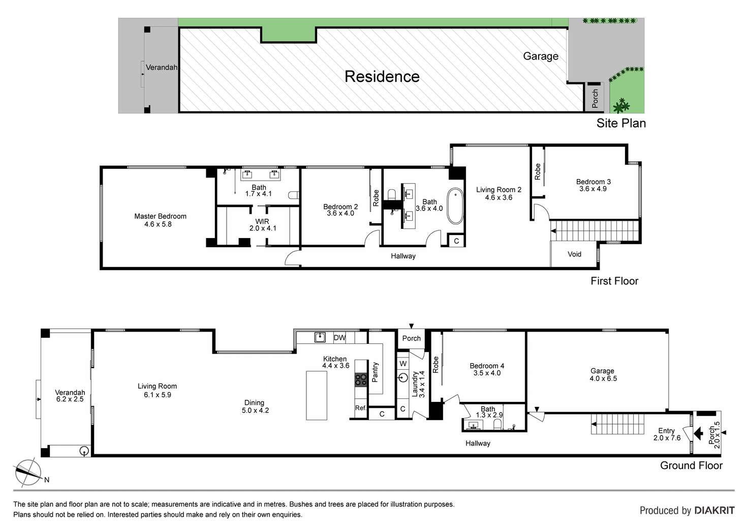 Floorplan of Homely townhouse listing, 5A Cornwall Street, Avondale Heights VIC 3034