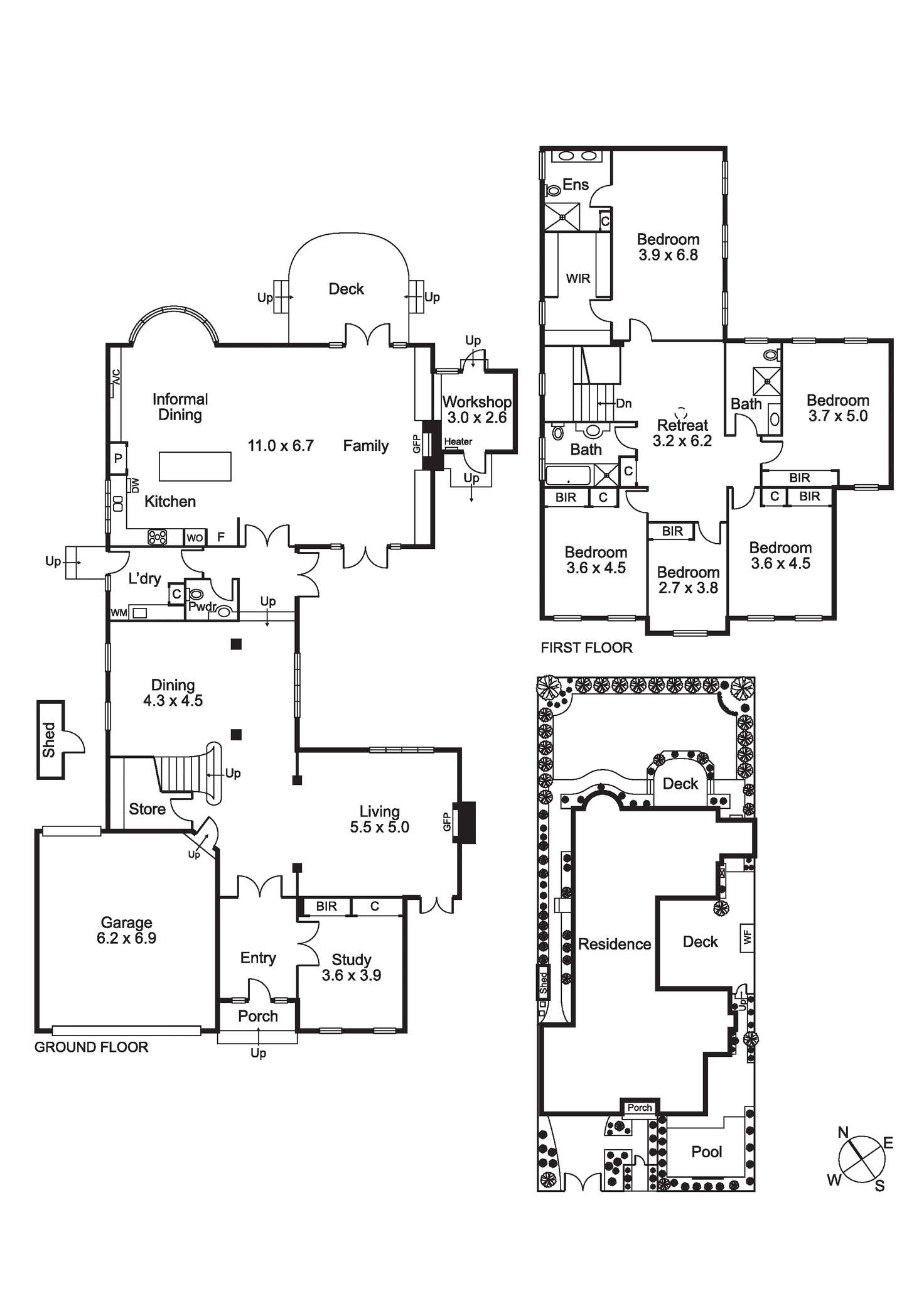 Floorplan of Homely house listing, 25 Huntingfield Rd, Brighton VIC 3186
