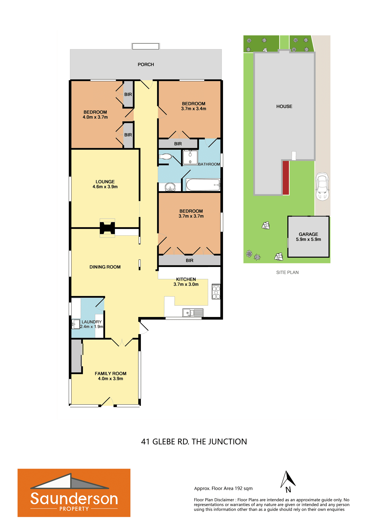 Floorplan of Homely house listing, 41 Glebe Rd, The Junction NSW 2291
