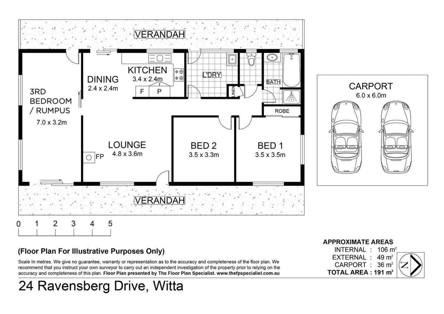 Floorplan of Homely house listing, 24 Ravensberg Drive, Witta QLD 4552