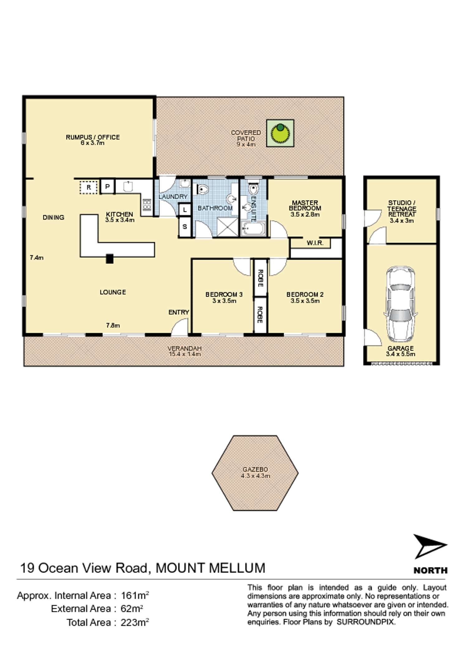 Floorplan of Homely house listing, 19 Ocean View Rd, Mount Mellum QLD 4550