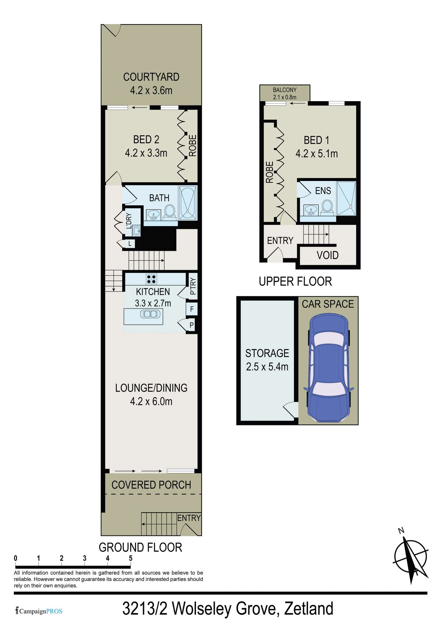 Floorplan of Homely apartment listing, Unit 3213/2 Wolseley Gr, Zetland NSW 2017