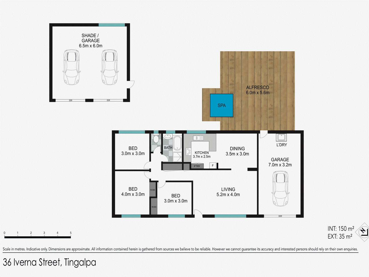 Floorplan of Homely house listing, 36 Iverna St, Tingalpa QLD 4173