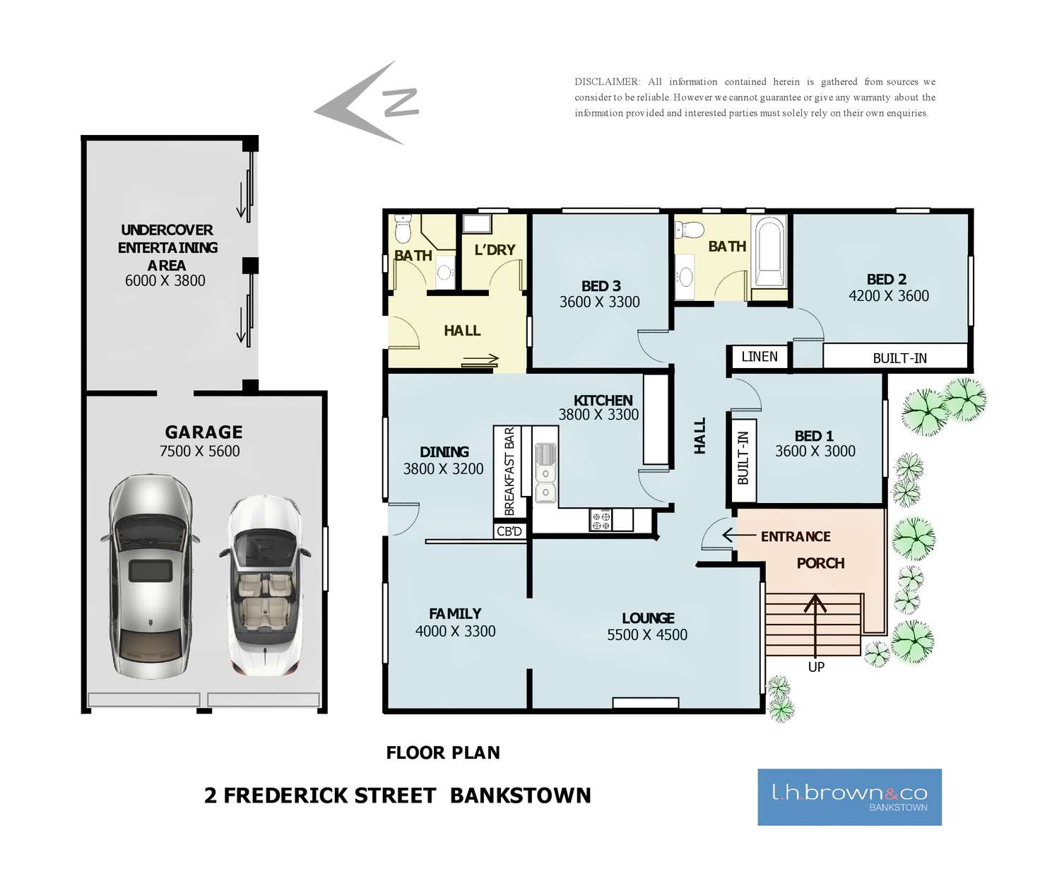 Floorplan of Homely house listing, 2 Frederick Street, Bankstown NSW 2200