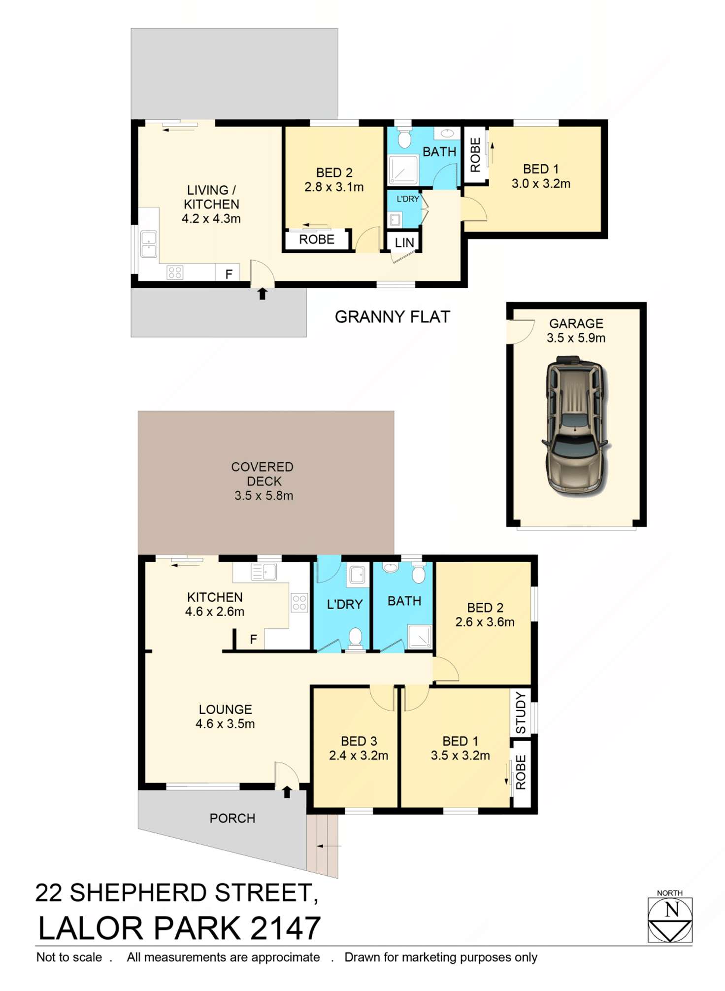 Floorplan of Homely house listing, 22A Shepherd St, Lalor Park NSW 2147