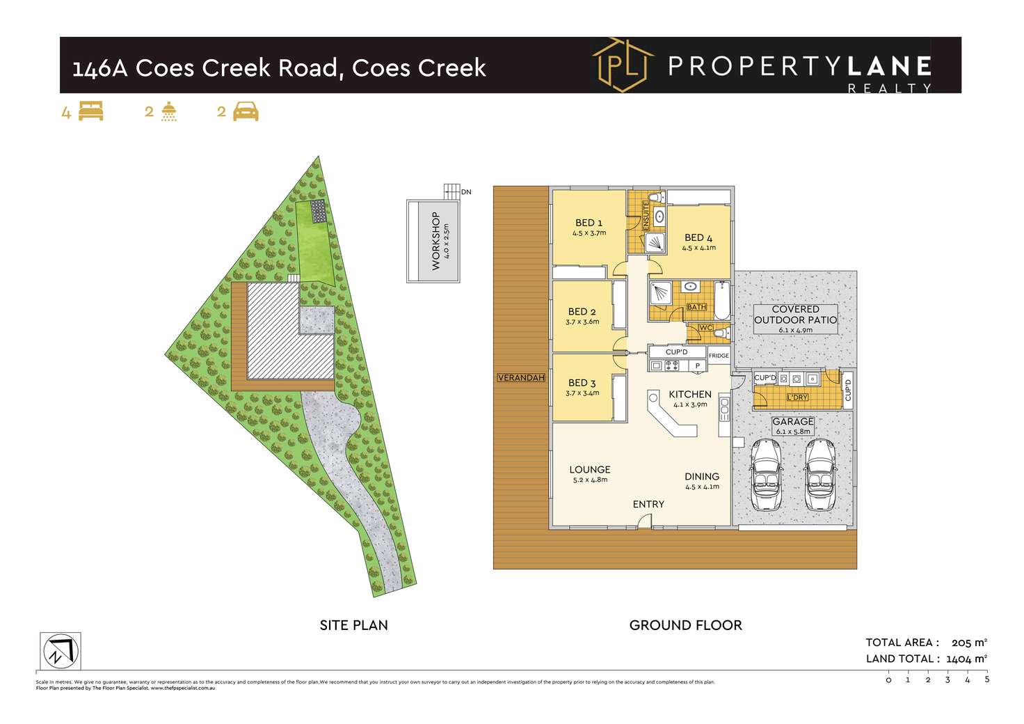 Floorplan of Homely house listing, 146A Coes Creek Rd, Coes Creek QLD 4560