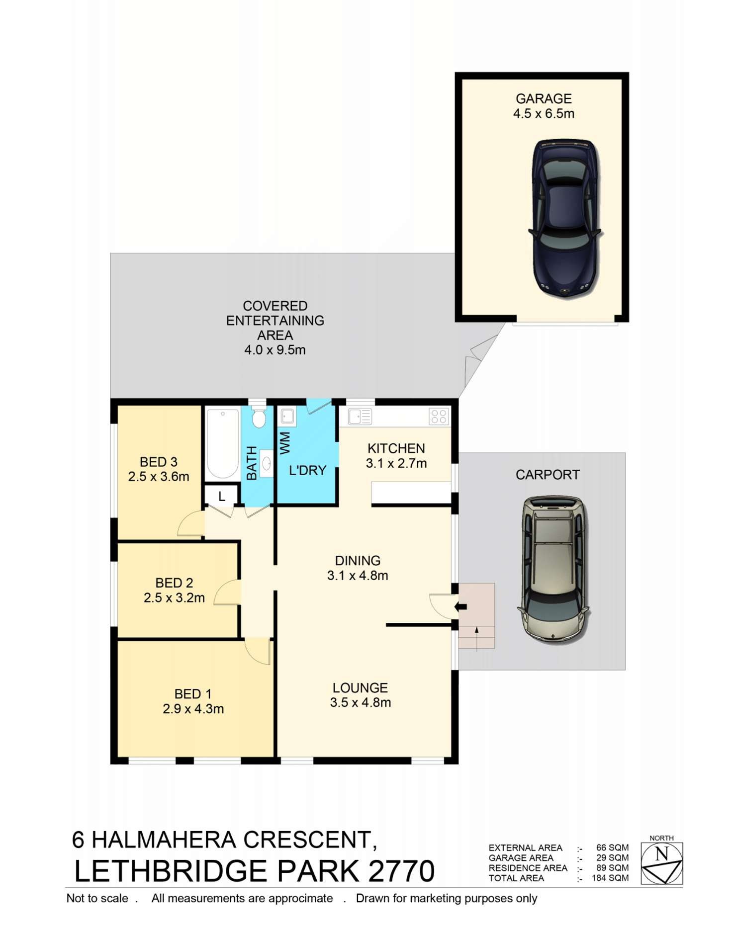 Floorplan of Homely house listing, 6 Halmahera Cres, Lethbridge Park NSW 2770