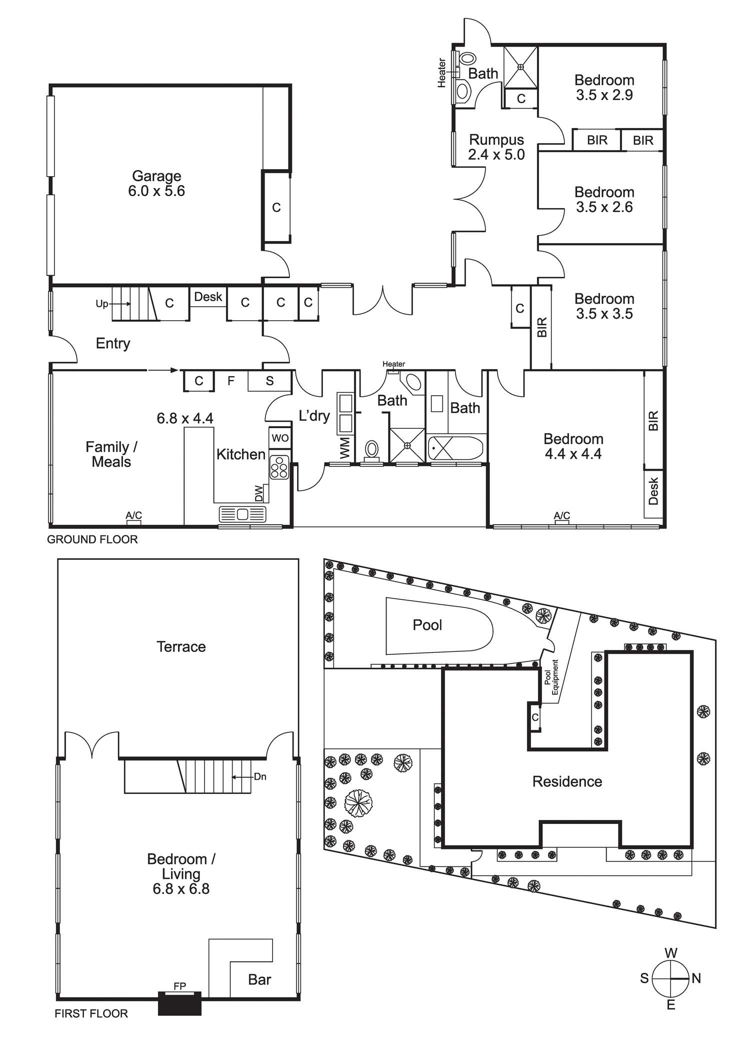 Floorplan of Homely house listing, 3 Keith Ct, Brighton VIC 3186