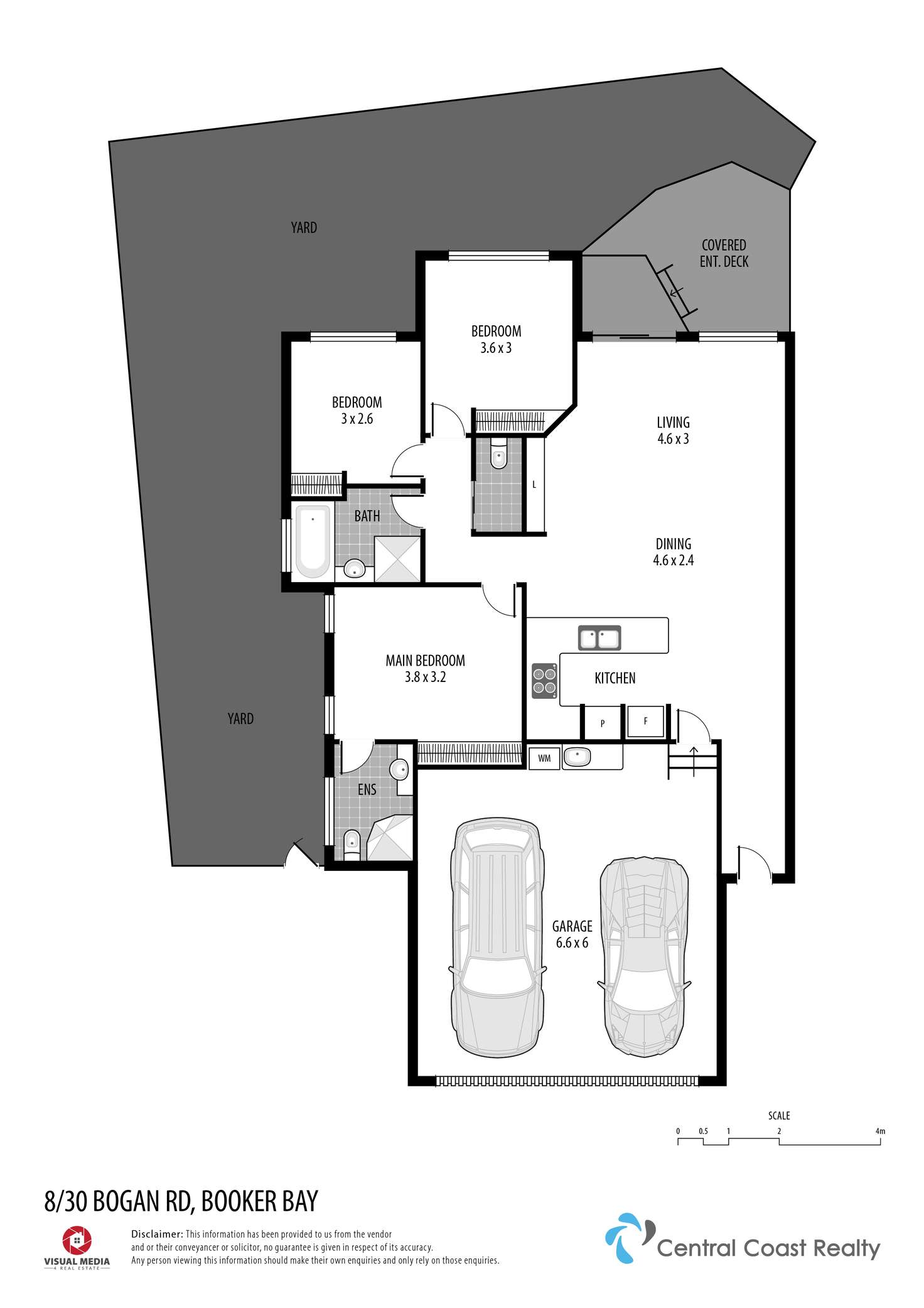 Floorplan of Homely unit listing, Unit 8/28-30 Bogan Rd, Booker Bay NSW 2257