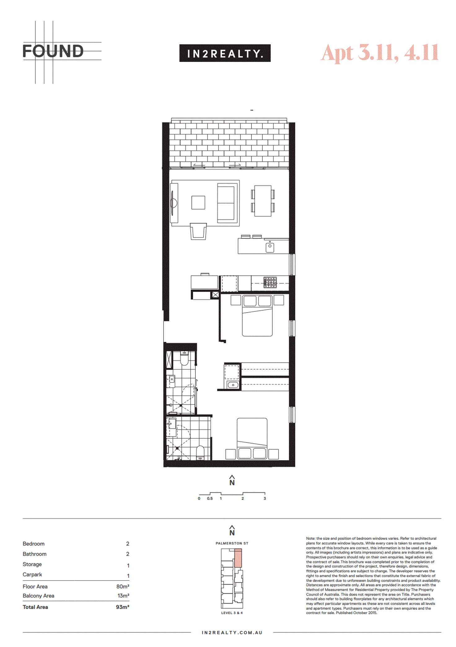 Floorplan of Homely apartment listing, 311/23 Palmerston St, Carlton VIC 3053