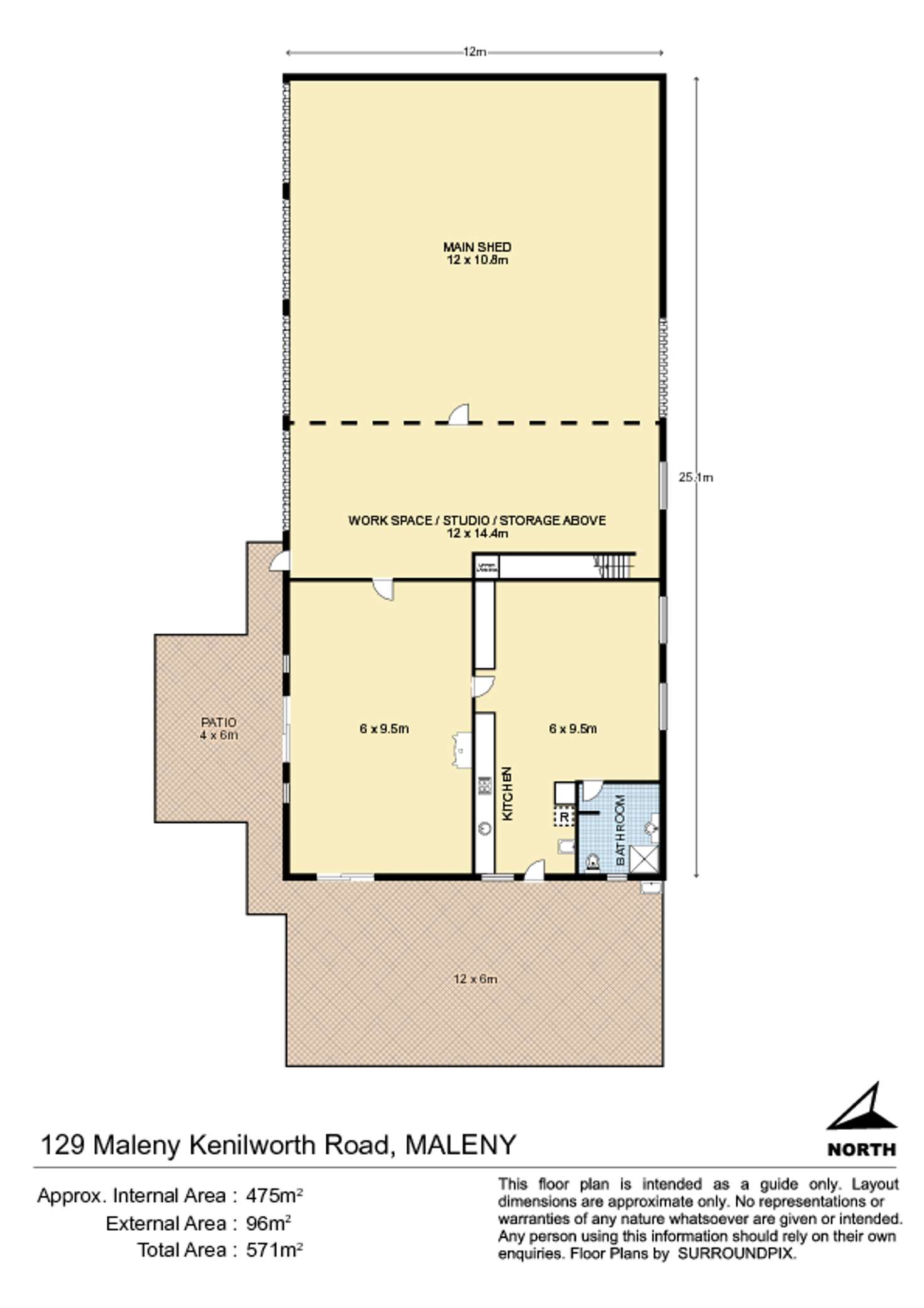 Floorplan of Homely house listing, 129 Maleny-Kenilworth Rd, Maleny QLD 4552